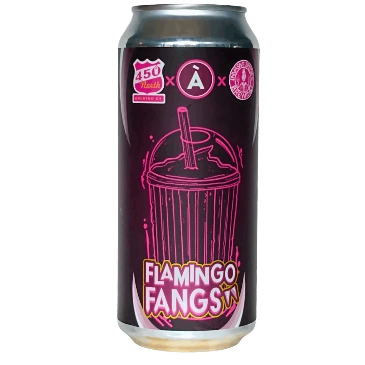 450 North Brewing Flamingo Fangs XL x À La Cart & Invasive Species Collab Smoothie Sour 473ml (4.5%)