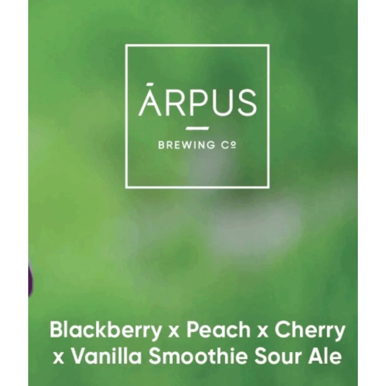 Arpus Blackberry x Peach x Cherry x Vanilla Smoothie Sour 440ml (4.5%) - Image 2