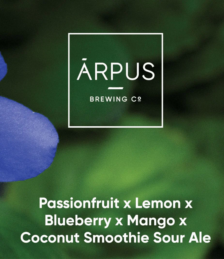Arpus Passionfruit x Lemon x Blueberry x Mango Smoothie Sour Sour 440ml (4.5%) - Image 2