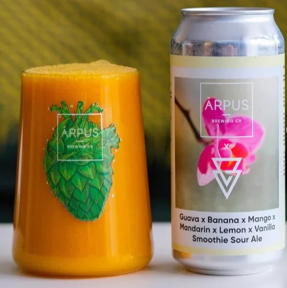 Arpus X Azvex Guava X Banana X Mango X Mandarin X Lemon X Vanilla Smoothie Sour Ale 440ml (5%) - Image 2