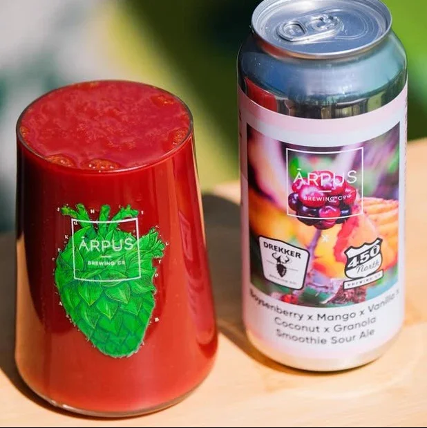 Arpus x Drekker x 450 North Boysenberry X Mango X Vanilla X Coconut X Granola Smoothie Sour Ale 440ml (5%) - Image 2