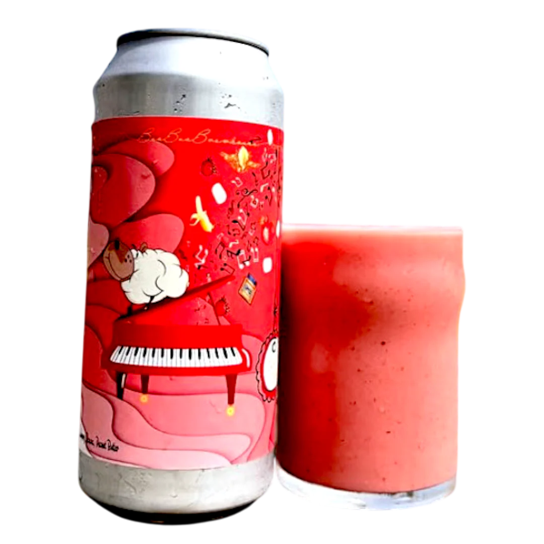 Baa Baa Brewhouse Jammin’ Jelly - Strawberry, Banana & Peanut Butter Fruit Sour 473ml (5.2%) - Image 2