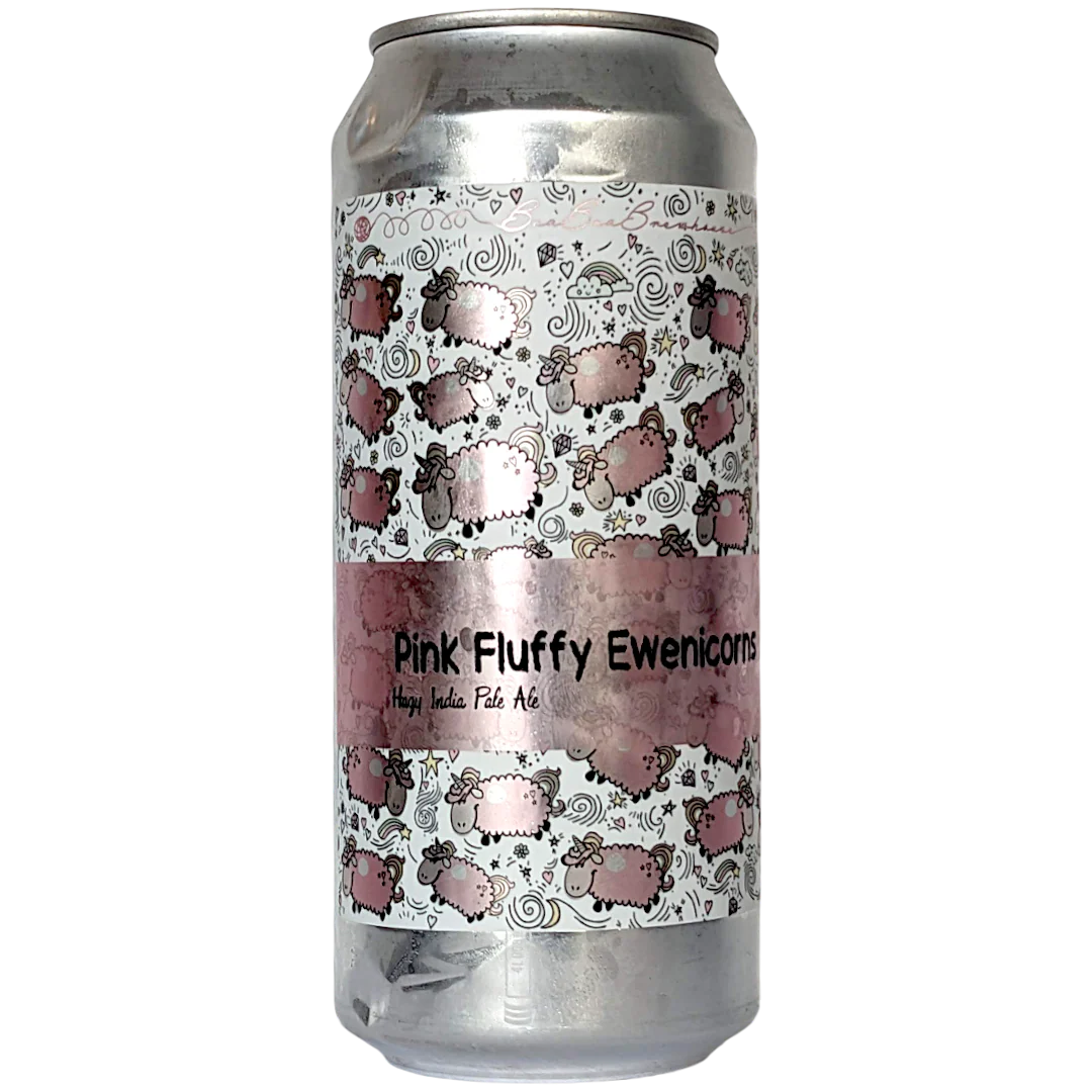 Baa Baa Brewhouse Pink Fluffy Ewenicorns Hazy IPA 473ml (7%)