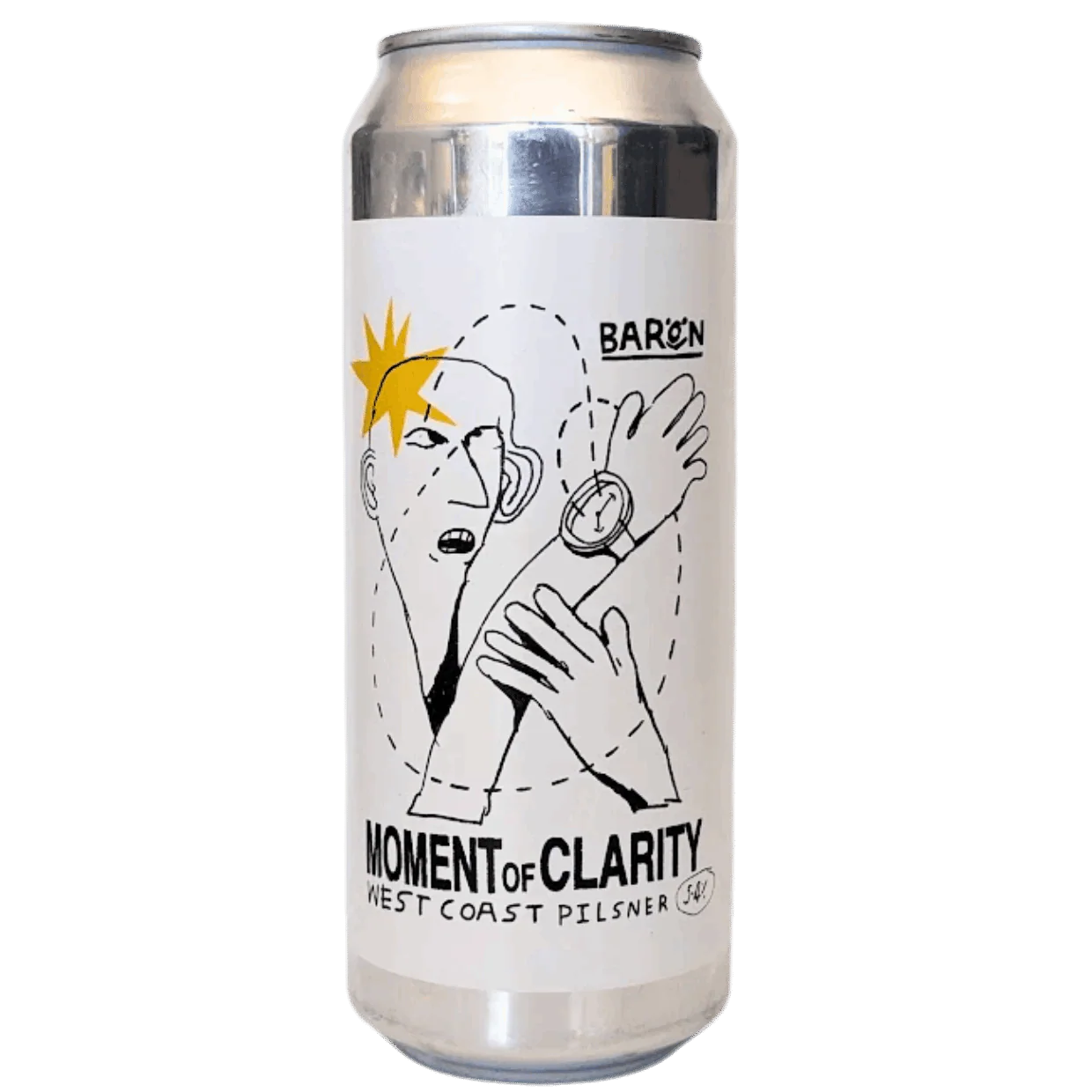 Baron Moment of Clarity West Coast Pilsner 500ml (5.4%)