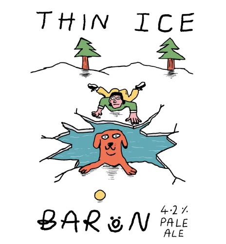Baron Thin Ice Pale Ale 500ml (4.2%) - Image 2