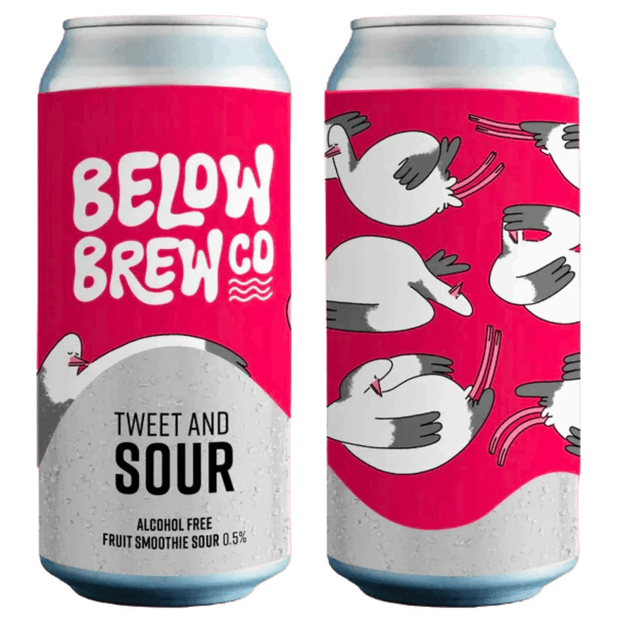 Below Brew Co Tweet and Sour Alcohol Free Smoothie Sour 440ml (0.5%) - Image 2