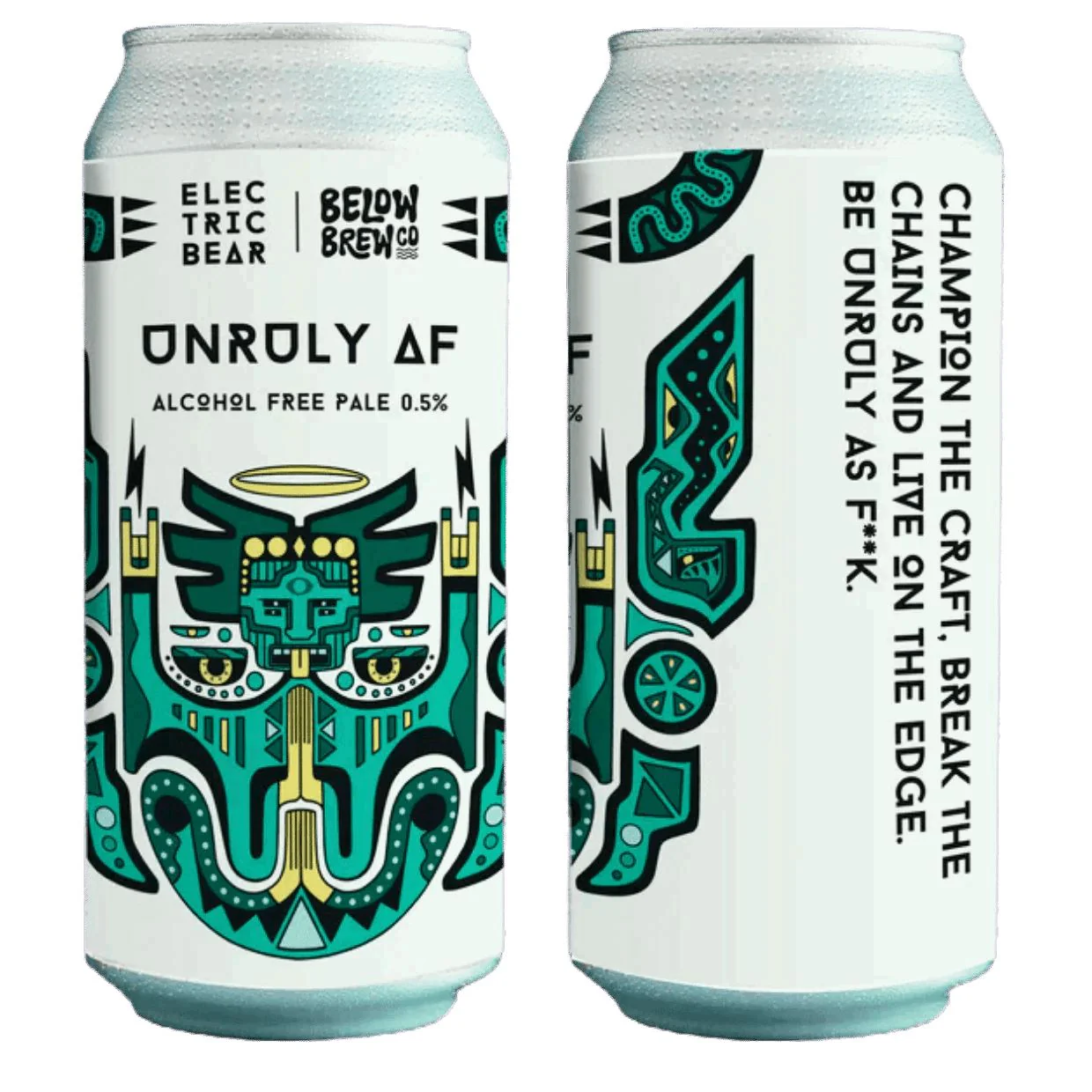 Below Brew Co Unruly AF Alcohol Free Pale Ale 440ml (0.5%) - Image 2