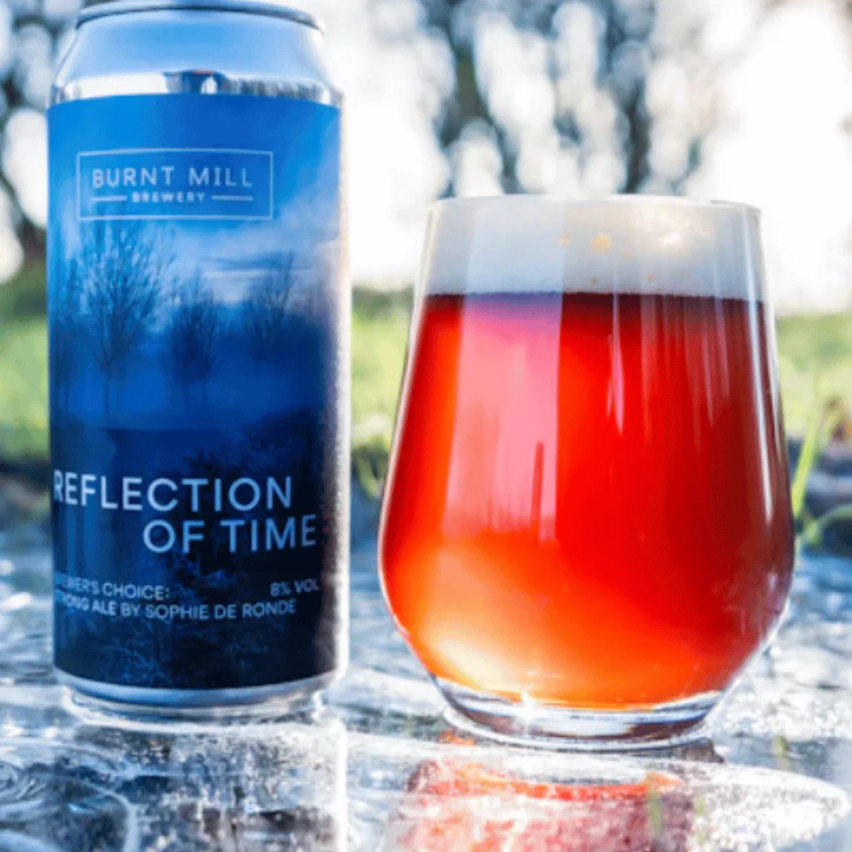 Burnt Mill Reflection Of Time Strong Ale 440ml (8%) - Image 2