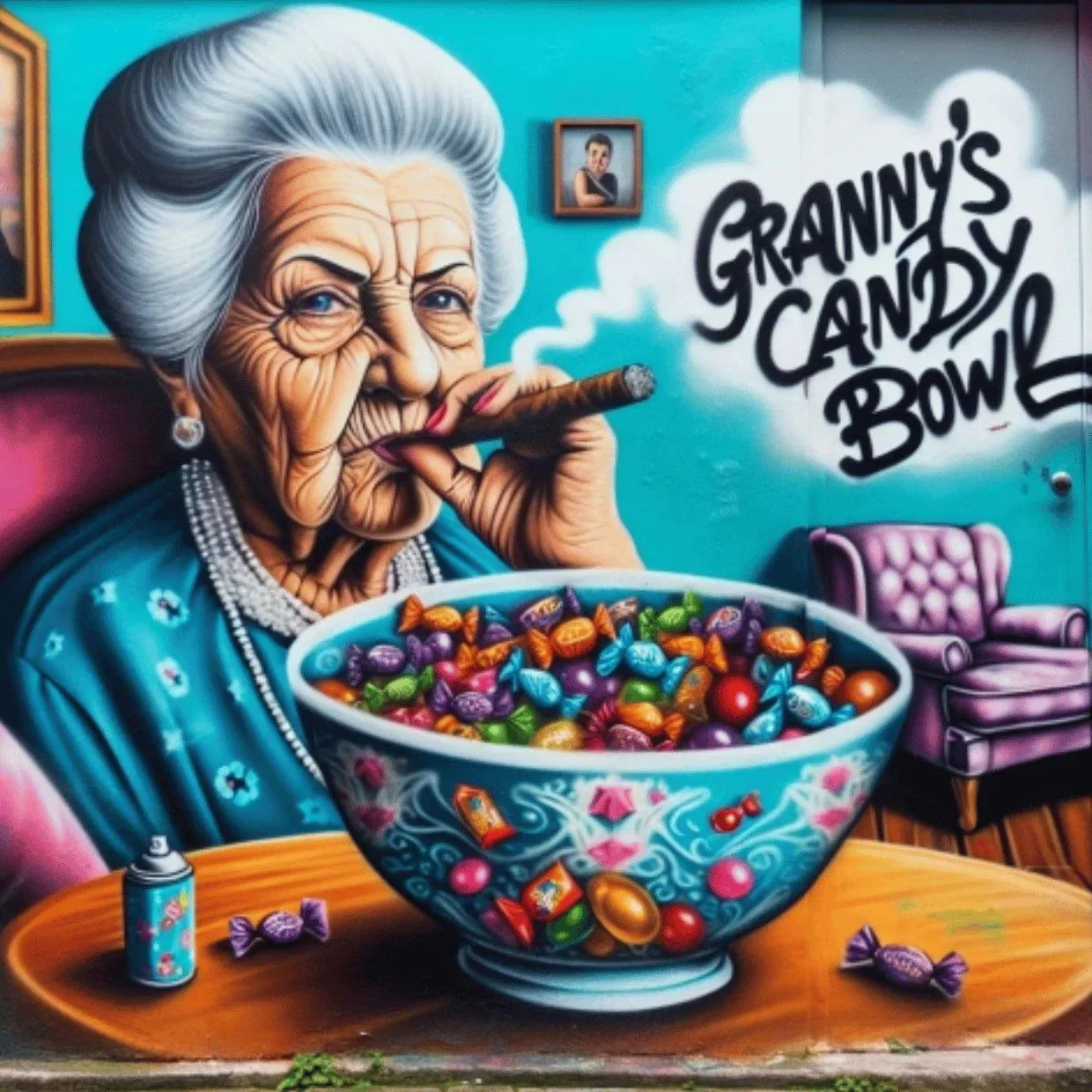 Dank House Granny’s Candy Bowl Fruited Sour 473ml (6%) - Image 2