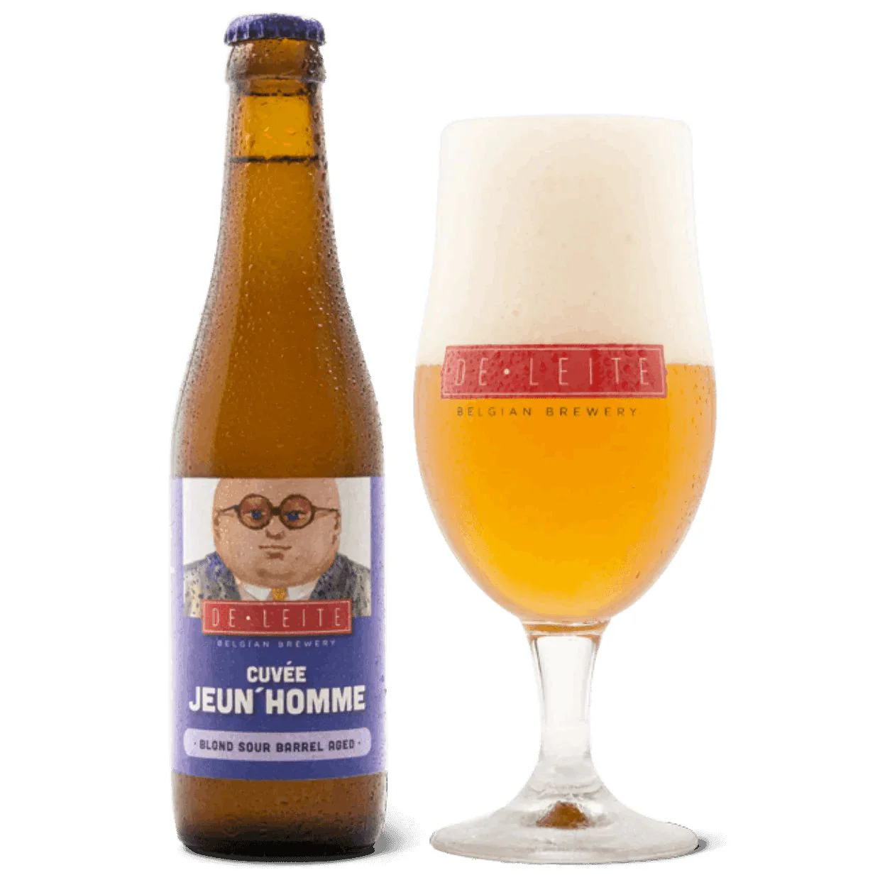 De Leite Cuvee Jeun'Homme Blonde Sour Barrel Aged 330ml (6.5%) - Image 2