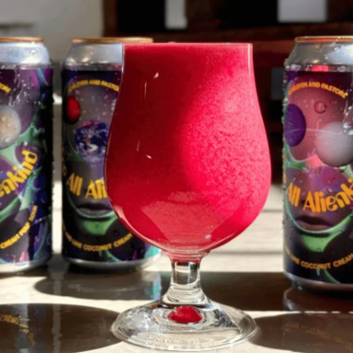 Elmeleven For All Alienkind PULP x Pastore Collab Red Berries & Lime Coconut Cream PULP smoothie sour 440ml (5%) - Image 2