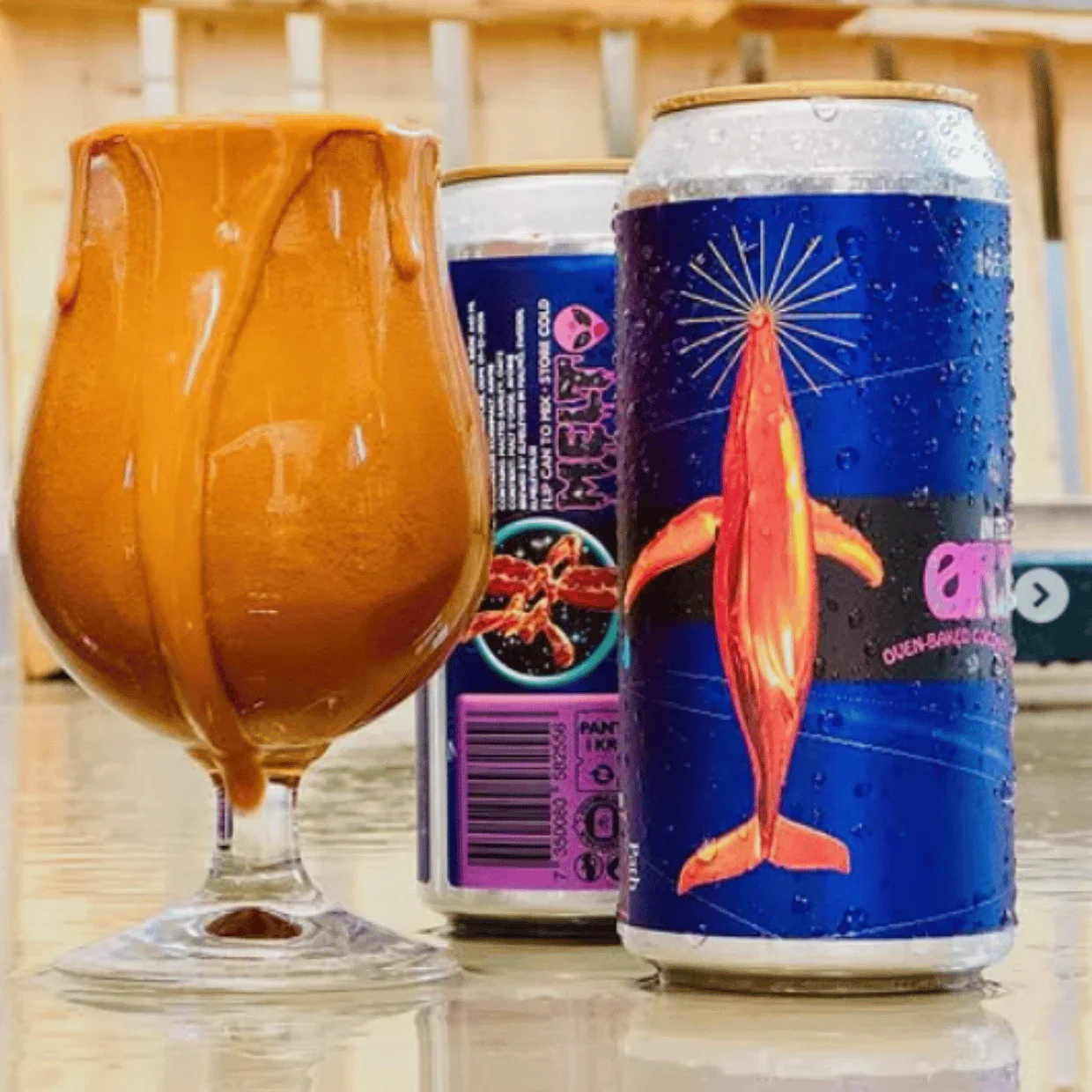 Elmeleven Intelligent Origin Coconut Caramel Fudge MELT Imperial Smoothie Stout 440ml (10%) - Image 2