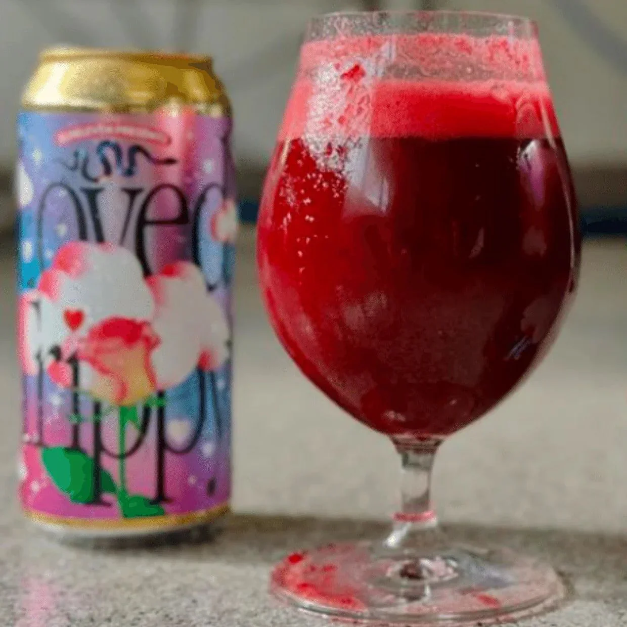 Elmeleven Loved Trippy PULP Dark Berries & Pineapple PULP?? Sour 440ml (5%) - Image 2