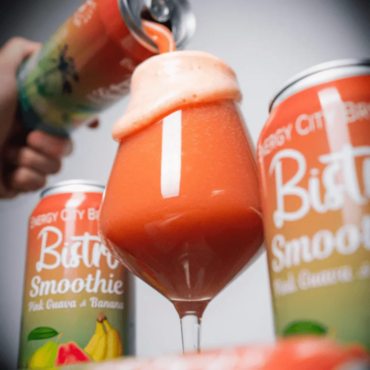 Energy City Bistro Smoothie - Pink Guava Banana Sour 473ml (6.5%) - Image 2