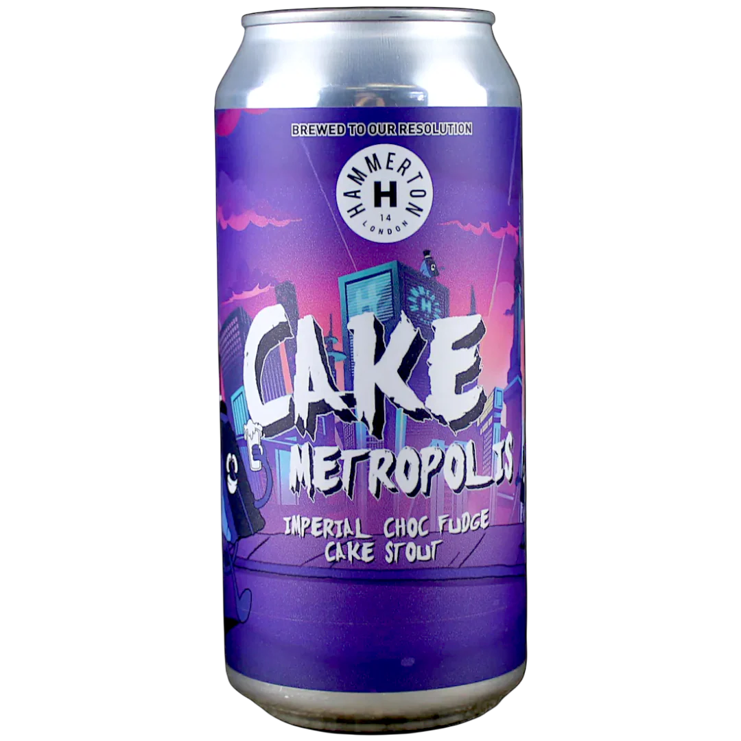 Hammerton Cake Metropolis Imperial Choc, Fudge Cake Stout 440ml (8.1%)