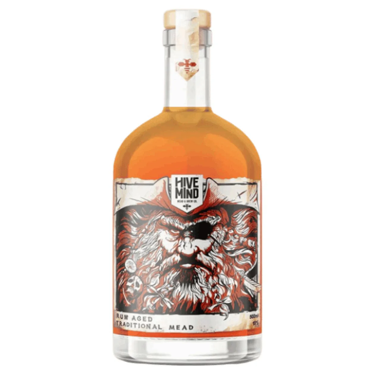 Hive Mind Rum Barrel-Aged Traditional Mead 500ml (18%)
