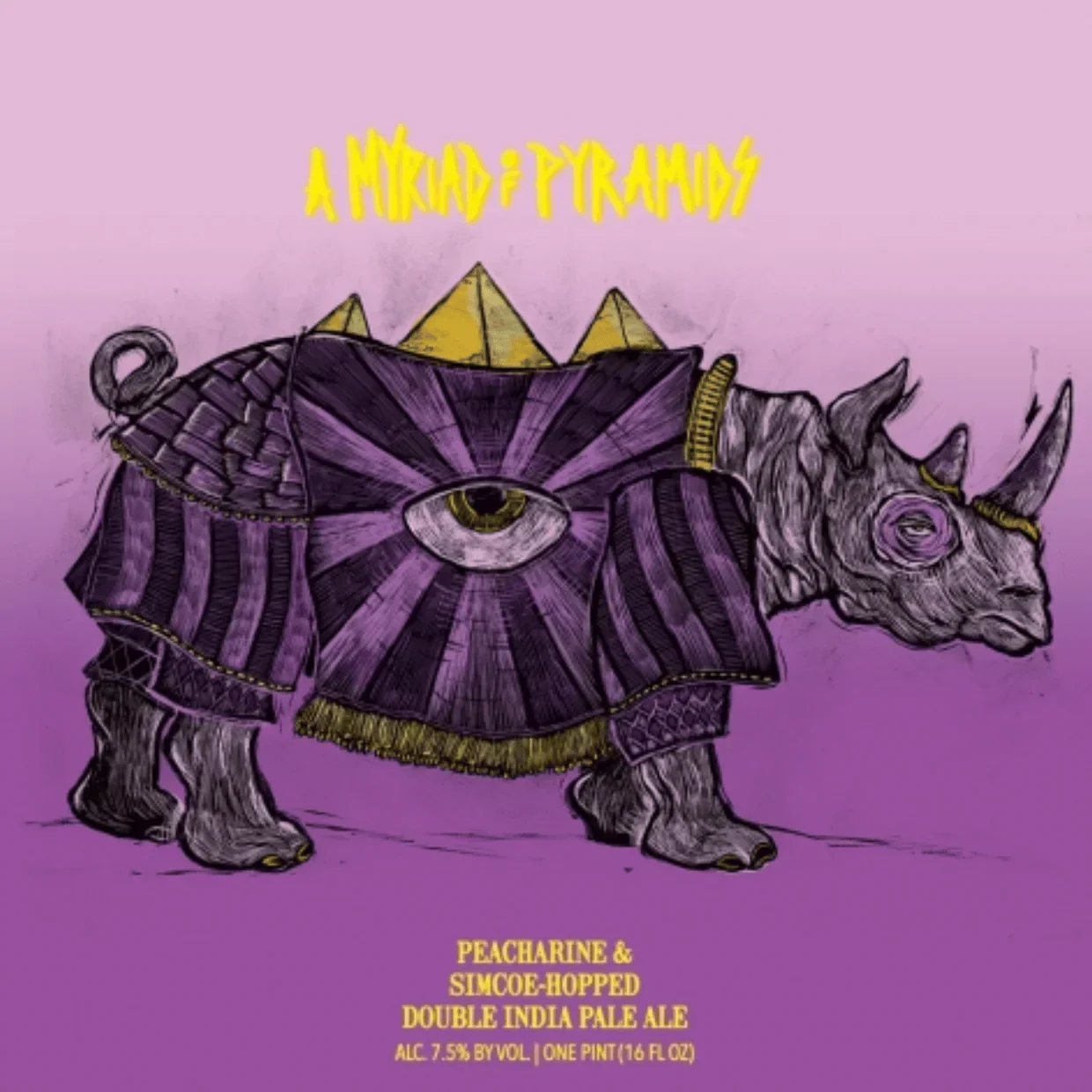 Hop Butcher A Myriad of Pyramids DIPA 473ml (7.5%) - Image 2
