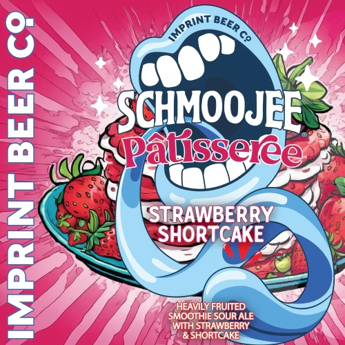 Imprint Schmoojee Patisseree Strawberry Shortcake Smoothie Sour 473ml (6.5%)
