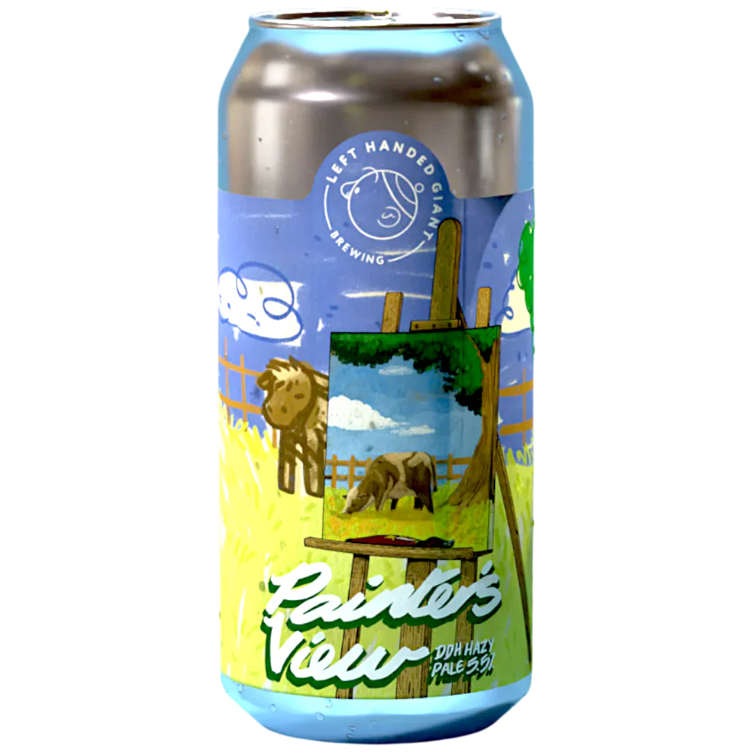 Left Handed Giant Painter's View DDH Hazy Pale Ale 440ml (5.5%)