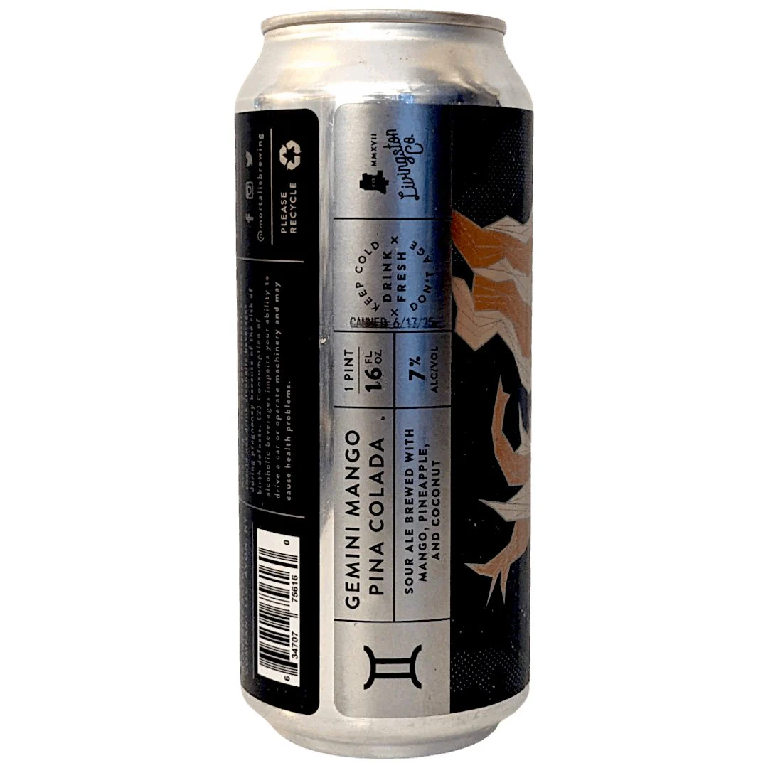 Mortalis Mango Pina Colada Smoothie Sour 473ml (7%) - Image 3