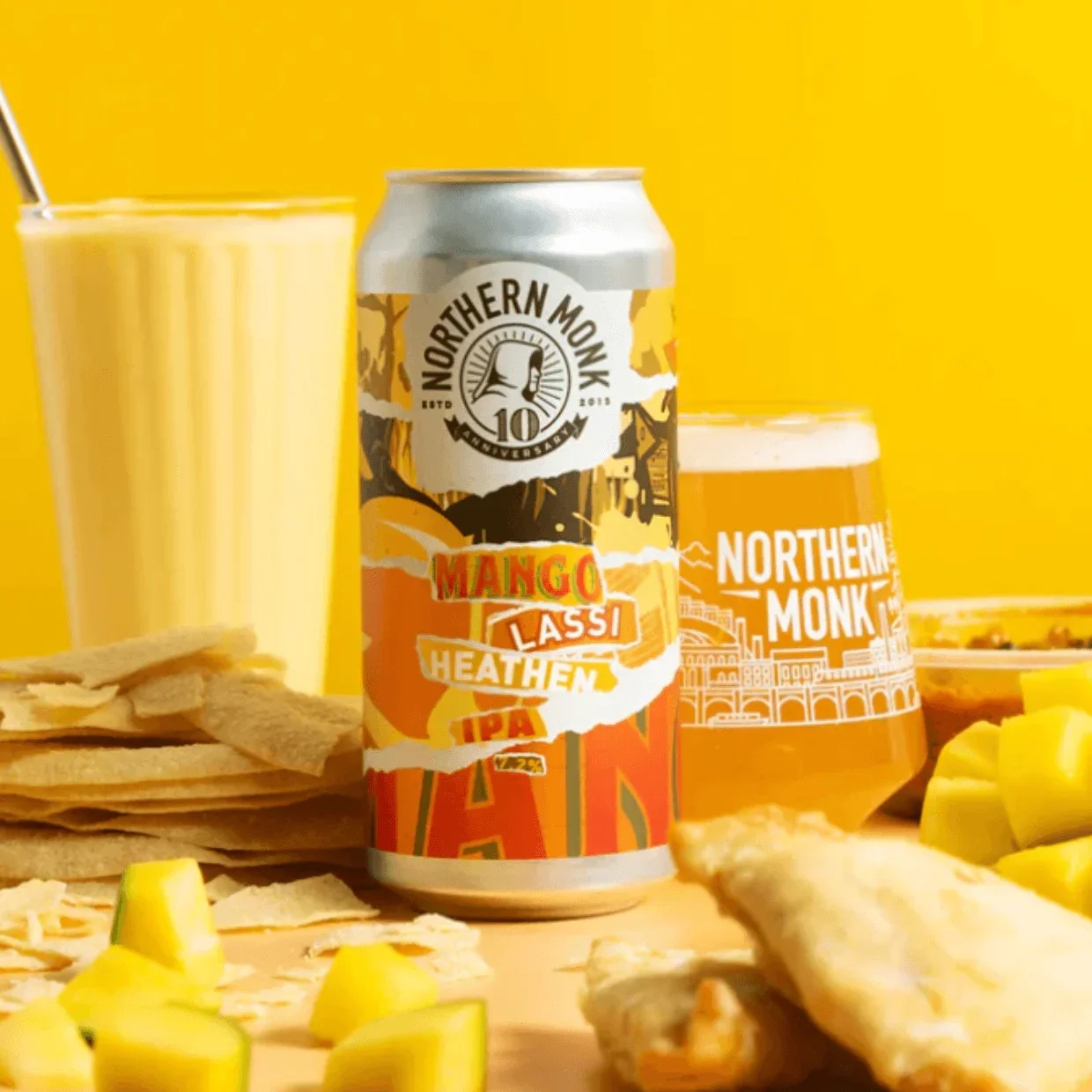 Northern Monk Mango Lassi Heathen 2023 Milkshake IPA 440ml (7.2%) - Image 2