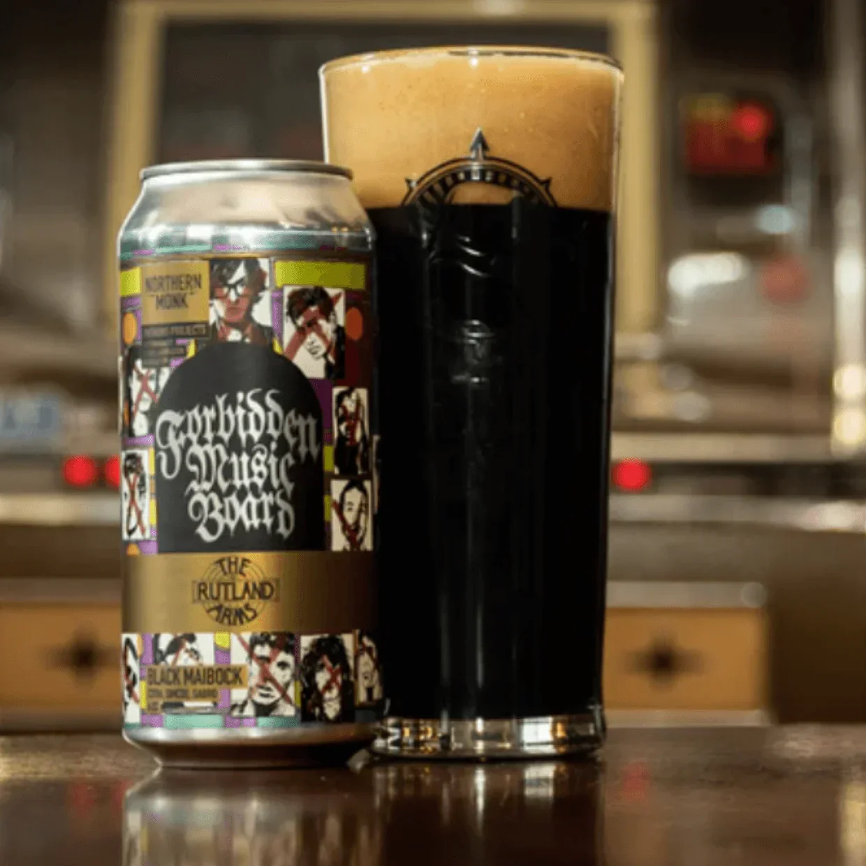 Northern Monk x Rutland Arms Collab Black Maibock 440ml (6%) - Image 2