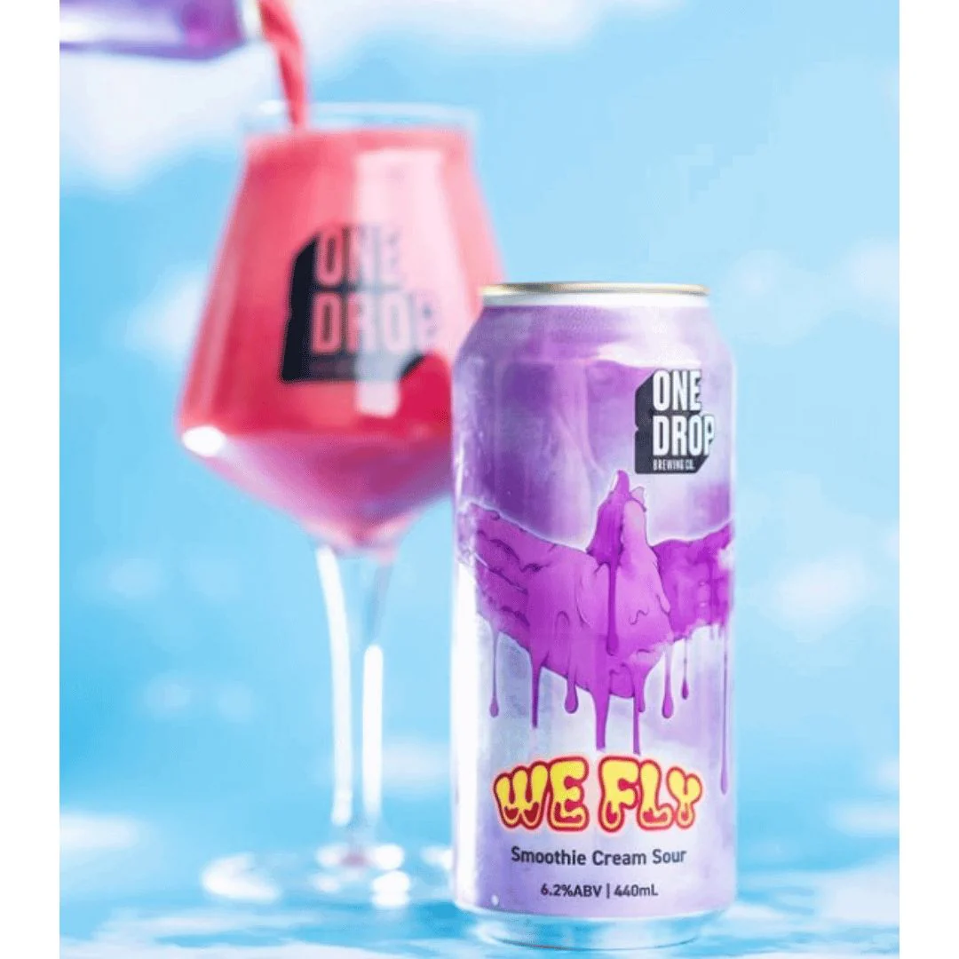 One Drop We Fly Sour 440ml (6.2%) - Image 2