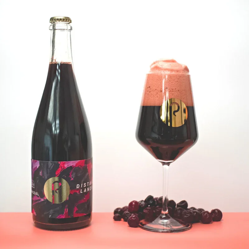 Pastore La Stevensbær Cherry Scura Barrel Aged Dark Wild Ale 750ml (8%) - Image 2
