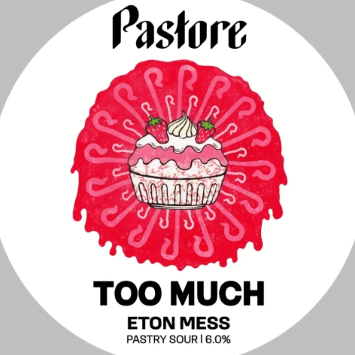 Pastore Too Much Eton Mess Pastry Sour 440ml (6%) - Image 2