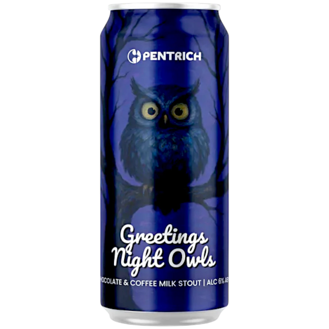 Pentrich Greetings Night Owls Chocolate & Coffee Milk Stout 440ml (6%)