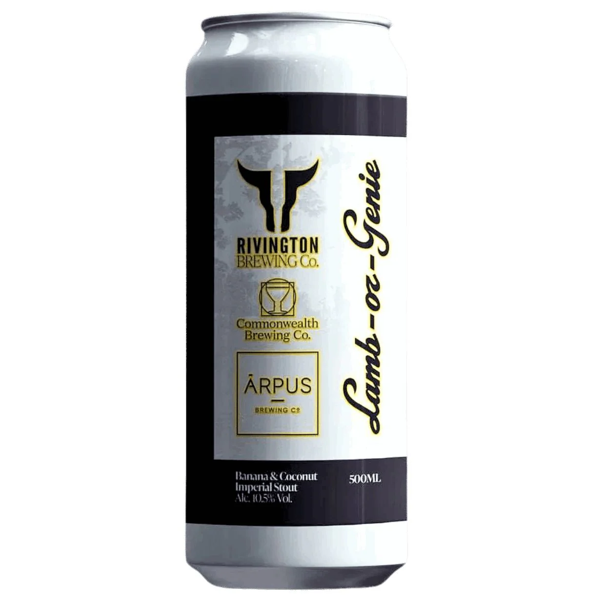 Rivington x Commonwealth x Arpus Collab Lamb-Or-Genie Banana & Coconut Imperial Stout 500ml (10.5%)