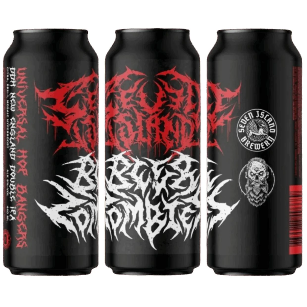 Seven Islands Universal Hop Bangers x Beer Zombies Collab DIPA 440ml (8%) - Image 2