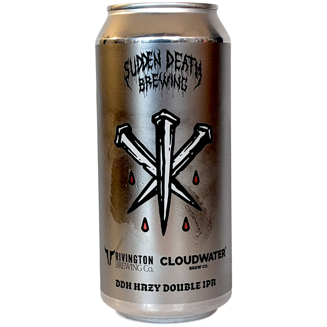 Sudden Death Nailed Shut x Rivington x Cloudwater Collab Double IPA 440ml (8%) - Image 2