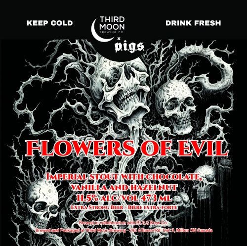 Third Moon Flowers of Evil Imperial Stout 473ml (11.5%) - Image 2