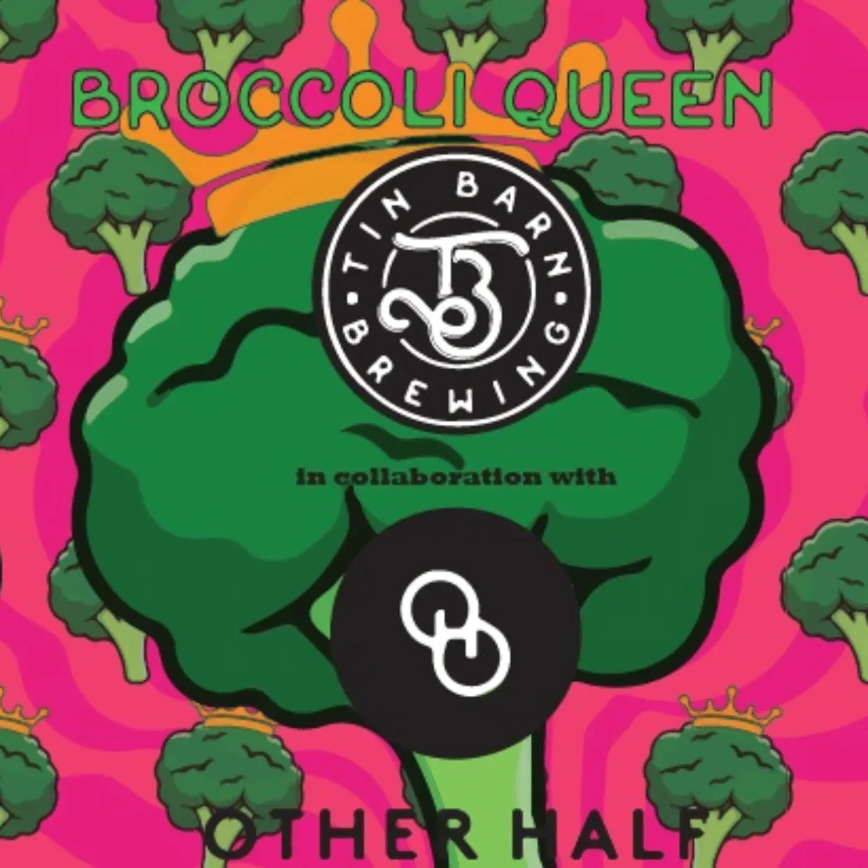 Tin Barn Broccoli Queen x Other Half Collab Triple IPA 473ml (9.8%) - Image 2