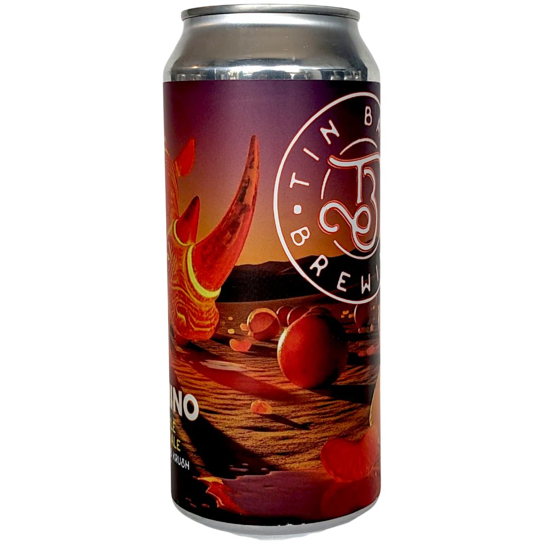 Tin Barn Orange Rhino Double IPA 473ml (8.4%) - Image 2