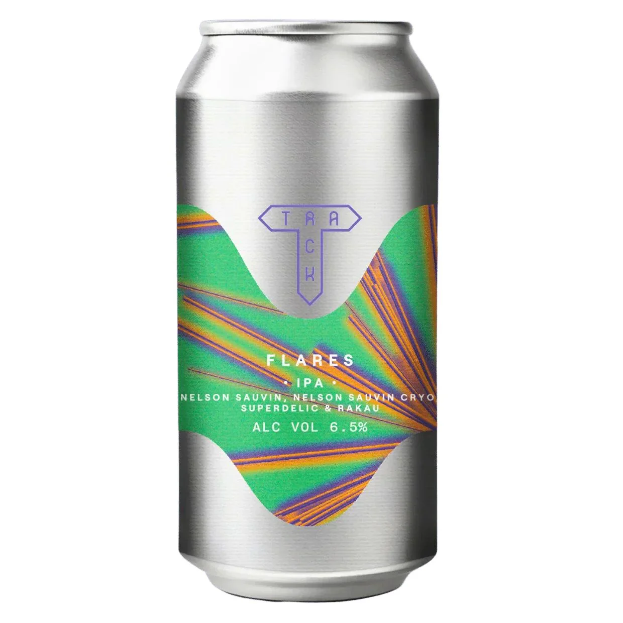 Track Flares IPA with Nelson Sauvin, Nelson Sauvin Cryo, Superdelic & Rakau 440ml (6.5%)