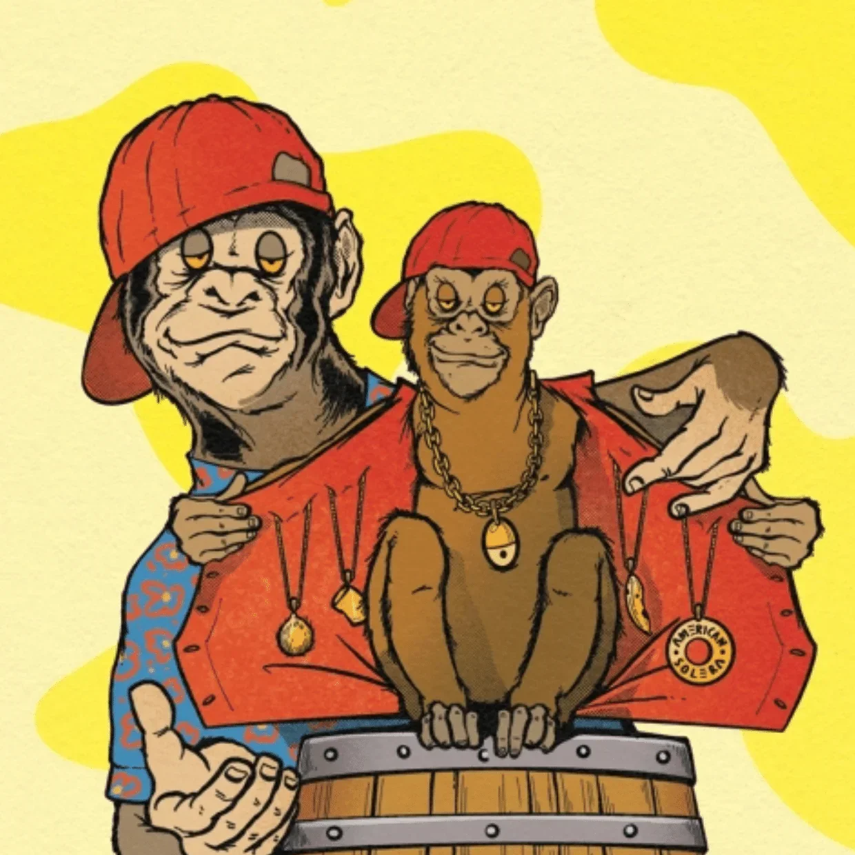 Tripping Animals Monkey Trouble - American Solera Collab Barrel Aged Imperial Stout with Wild Thai Banana, Marshmallow, and Coconut 500ml (14%) - Image 2