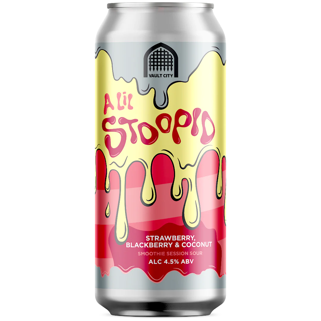 Vault City A Lil Stoopid Strawberry, Blackberry & Coconut Smoothie Session Sour 440ml (4.5%)