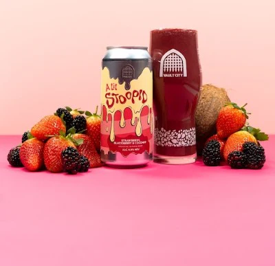 Vault City A Lil Stoopid Strawberry, Blackberry & Coconut Smoothie Session Sour 440ml (4.5%) - Image 2