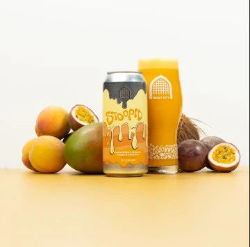 Vault City Stoopid Passionfruit, Apricot, Mango & Coconut Smoothie Sour 440ml (6.2%) - Image 2